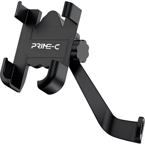 Support de téléphone pour moto avec clip, compatible avec les téléphones de 4 à 6,7 pouces / compact et pratique.