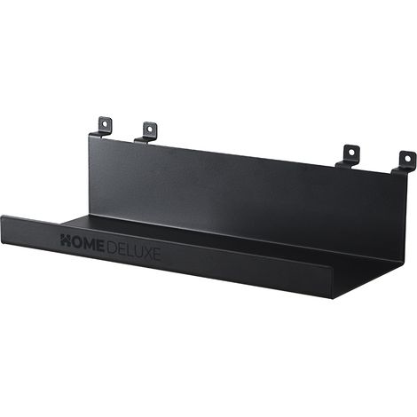 Home Deluxe - Estante para panel acústico RESONA negro Dimensiones: 25 x 11,2 x 7,5 cm (1/4)