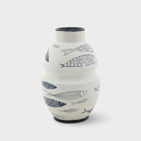 Dekorative Keramik-Tischvase Fish 31 (1/5)