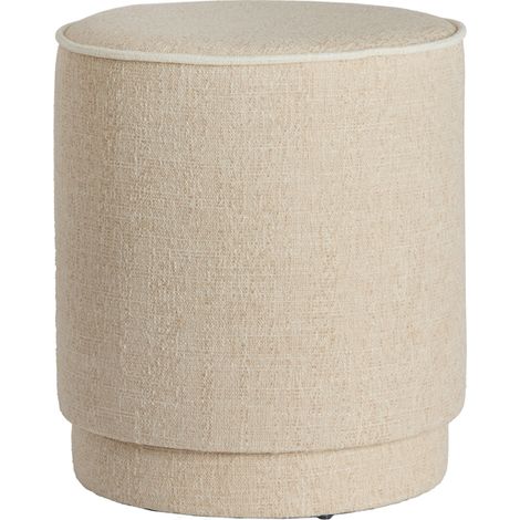 Warmer brauner Holz-Sitzpouf Light & Living Rosin (1/4)