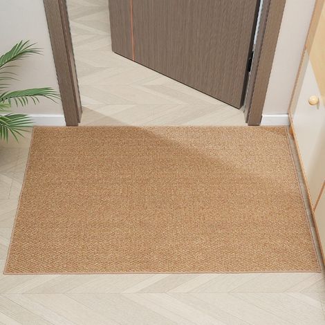 LAN Late Autumn Camel 4060cm (Pineapple Ring) Fußmatte mit schlichtem Ananas-Muster, fleckenabweisend und leicht zu reinigen, ideal für den Heimgebrauch. (1/5)