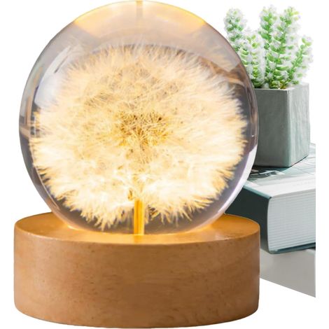 LED-Blumenkugellampe – Festliche Dekoration, sanftes Dekolicht LED-Kugellampe mit sanftem Lichteffekt (1/5)