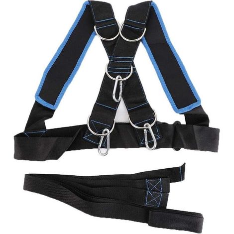 Arnés de entrenamiento con trineo, arnés de resistencia con neumáticos, correa para el hombro para entrenamiento de velocidad con trineo de fitness, entrenamiento de resistencia con correas (1/5)