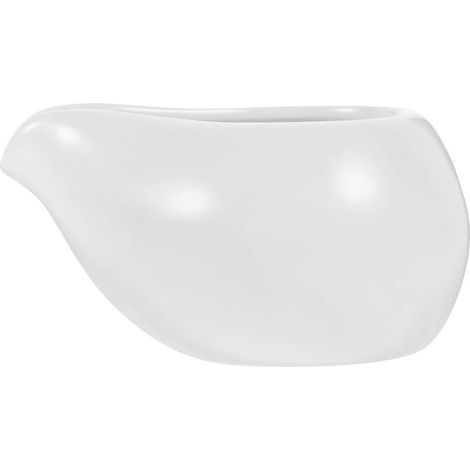 Distributeur de lait, pichet à lait en céramique, carafe vintage, distributeur de jus pour restaurant-9.5x5cm-White (1/3)