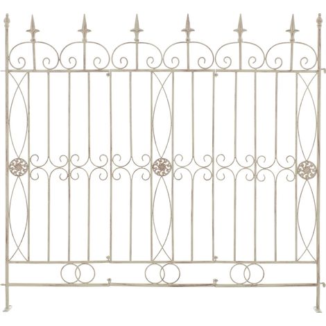 Reja De Jardín Mangold En Metal Crema antiguo
