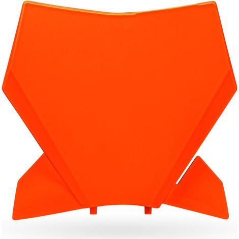 Plaque de départ en plastique UFO, plaque de départ orange KTM