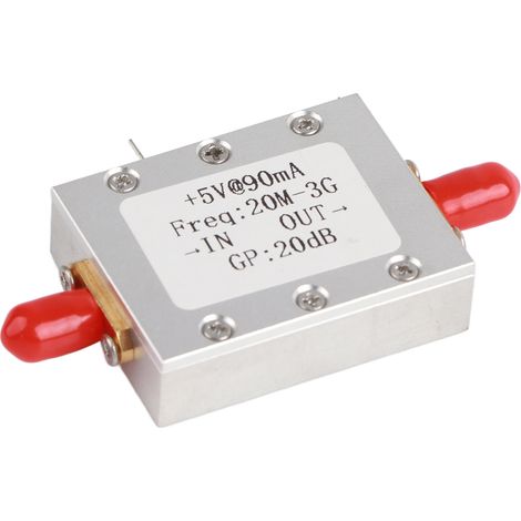 1pc Wideband 0.02‑3GHZ Gain 20DB RF Power Amplifier Module Board Radio Frequency