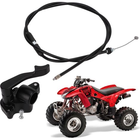 Poignée d'accélérateur et câble de gaz 22mm pour quad 50cc à 250cc, ATV et moto cross