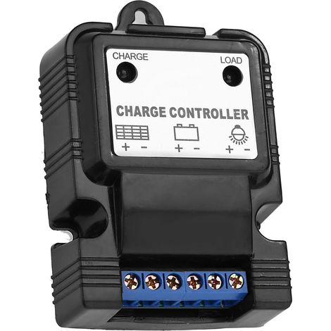 Contrôleur-régulateur de chargeur solaire portable PWM 6V/12V 3A avec indicateur LED (neuf) (1/5)