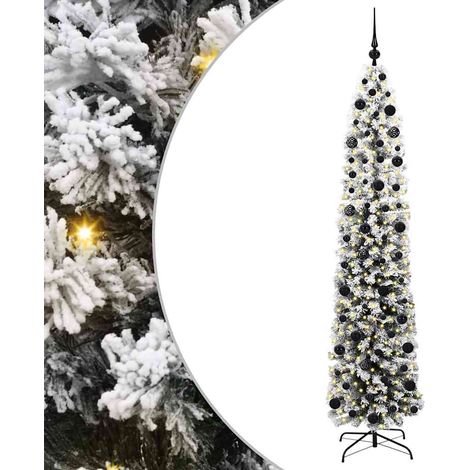 Árbol de Navidad artificial Verde 210 cm PVC, Acero y Plástico vidaXL
