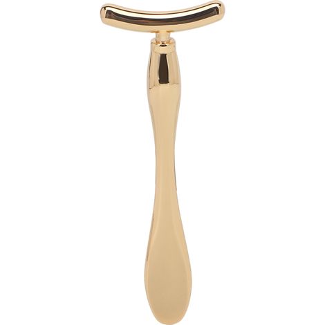 Bâton de massage contour des yeux en alliage de zinc, applicateur en forme de T, anti-poches, outil de soin liftant, tige lisse pour les paupières, 1 pièce. (1/5)