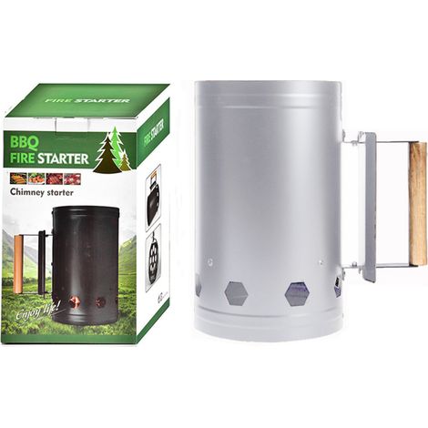 Allume-cheminée à charbon de bois résistant à la chaleur, allume-feu rapide pour la cuisine en plein air (1/5)
