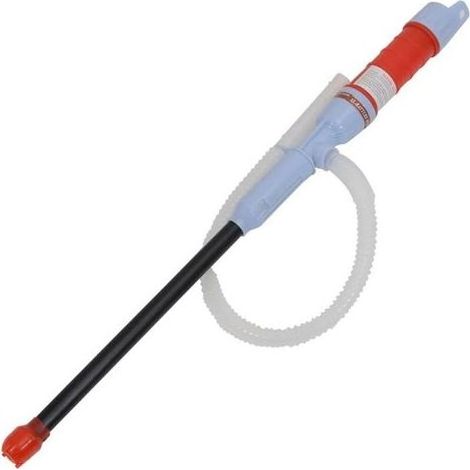 1Pcs Pompe à Eau portative à Piles, Pompe Diesel, Pompe de Transfert électrique, Pompe à Siphon de Carburant, Pompe à Huile, Pompe à Essence, Pompe d'aspiration d'eau (Rouge) (1/5)