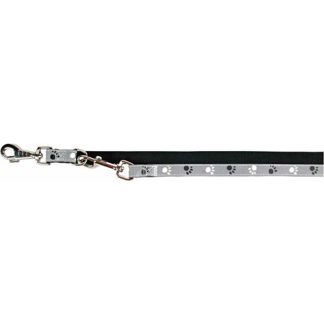 Ramal ajustable para perro Trixie Negro Gris XS/S