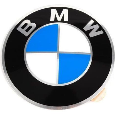 BMW Jantes Emblem-Auto 68 Mm 1 Pieces, pour Voiture, noir, blanc, bleu, argent (1/3)