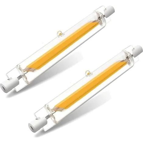 Ampoule LED R7S 118mm à intensité variable - YYV - Blanc chaud - Remplacement 200W - Compatible variateur (1/4)