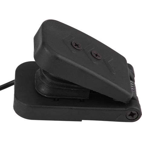 Pedal de acelerador y freno de plástico negro para ATV (1/5)