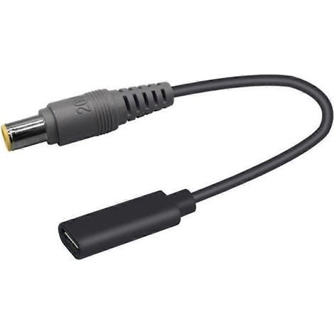 Gleichstrom-Schnellladekabel (7,9 x 5,5 mm) auf USB-C PD, 100 W, 15 cm