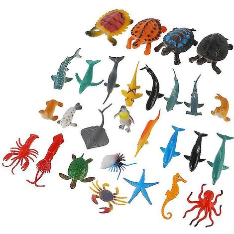 36 figurines d'animaux marins (1/3)