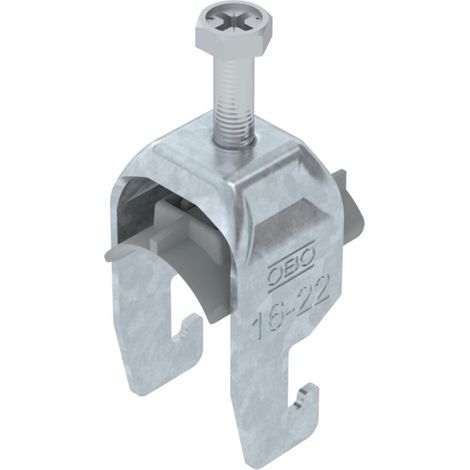 OBO Bettermann Bügelschelle 2056 16-22mm Stahl tauchfeuerverzinkt, 1186716 (1/2)