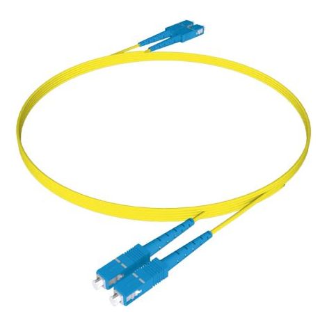 Câble fibre optique CAE Multimedia Connect 1m Avec connecteur / SC, OS2 Mono-mode, 2 fibres ( Prix pour 1 )