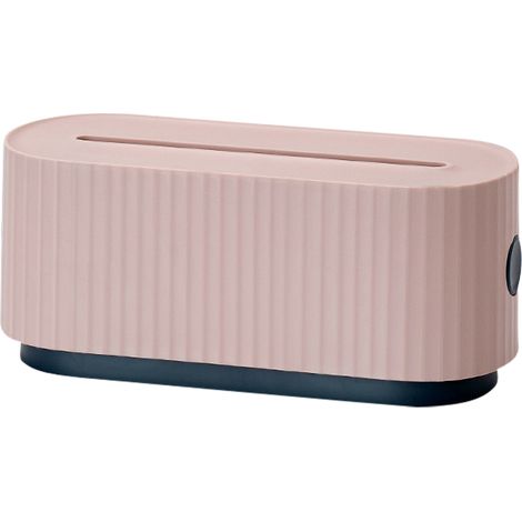 Caja para gestión de cables con tapa para soporte de teléfono, organizador de cables de escritorio, protector de regleta, cubierta de cables, organizador de cables para oficina en casa. (1/5)