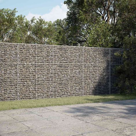 vidaXL Gabion avec fil de 3,5 mm et maille de 5x2,5 cm 300x30x150 cm (1/5)