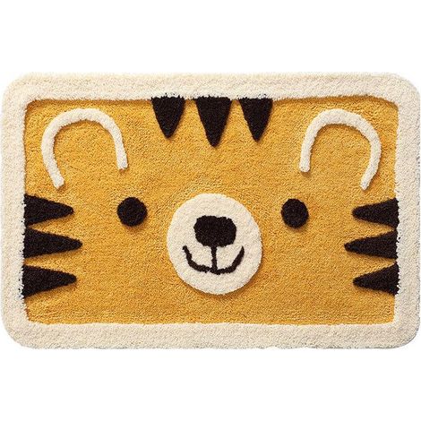 Tapis de porte ours mignon, tapis de bain antidérapant, tapis d'intérieur, tapis de bain (1/5)