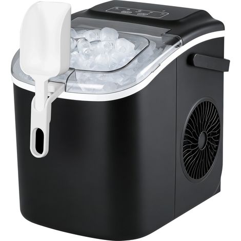 Spector Ice Maker Machine Countertop 12Kg in 24Hrs 9 Cubes Ready in 6-12Mins