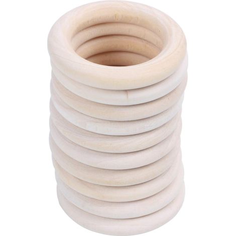 Natural wood rings, 50 mm diameter (1/5)