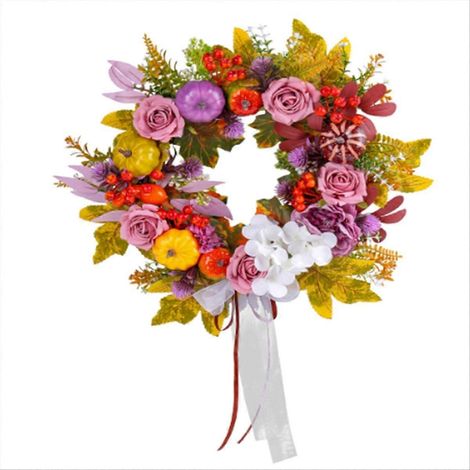 Décorations d'automne - Couronnes d'automne pour la porte d'entrée (1/5)