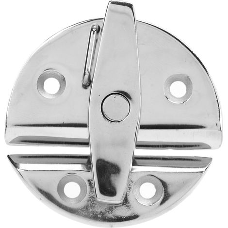 Pointeau de verrouillage à rotation ronde finition miroir acier inoxydable marine pour bateau loqueteau pivotant (1/5)