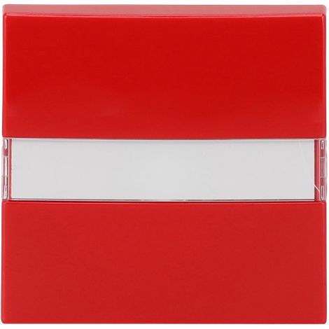 Busch-Jaeger Tecla con campo de rotulación para interruptor/pulsador, 1 vía rojo - Busch-balance® SI (2510 NLI-917), 2CKA001731A4010