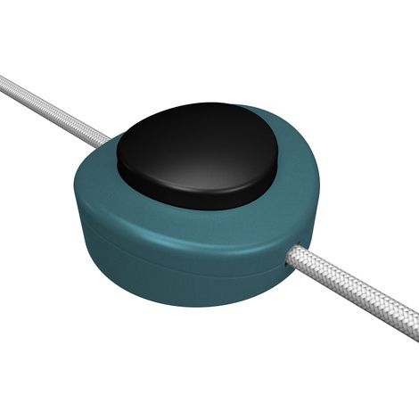 creative cables -  Interruttore unipolare rompifilo a pedale Creative Switch petrolio