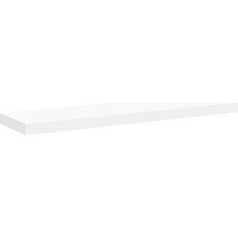 Maison Exclusive - Schweberegal Weiß 90x23,5x3,8 cm MDF