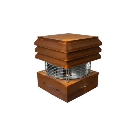 Aspiratore Per Camino Modello Professionale Acciaio Corten Aspirafumo Elettrico Tiracamino Tirafumo Comignolo Per Bbq (1/5)