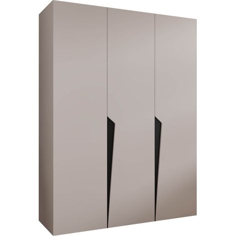 Armoire Hartford 604, Cachemire, 202x150x52cm, Portes d'armoire: Avec des charnières, Nombre d'étagères: 0 (1/5)
