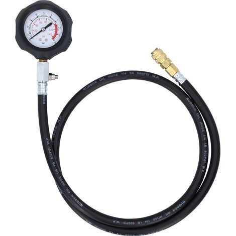 KS Tools Manometer mit Schlauch, 10 bar