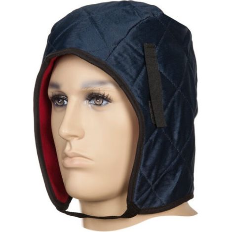 Caperuza térmico para casco en color azul con elástico WELDAS Turmoflex (1/2)