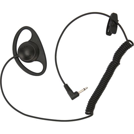 Écouteur en Forme de D avec Crochet d'Oreille et Câble Enroulé pour Téléphone MP3 MP4 (1/5)