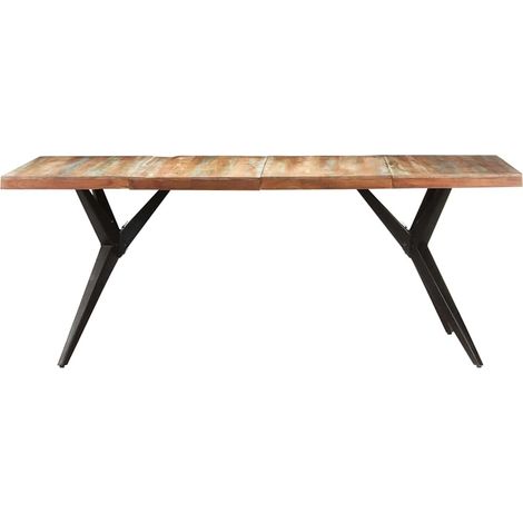 Maison Exclusive - Tavolo da Pranzo 200x90x76 cm in Legno Massello di Recupero (1/5)