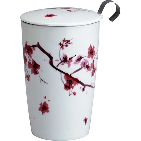 Tasse en porcelaine à double paroi avec infuseur - Blossom (1/3)