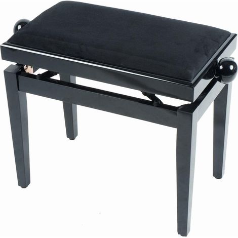 QUIK-LOK PB010BK Musikerbank Schwarz Gepolsterter Sitz (1/2)