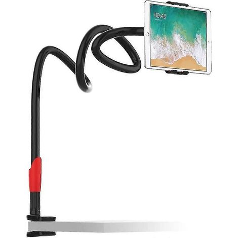 Support rotatif à 360° pour téléphone portable, tablette et smartphone, avec fixation flexible. (1/5)