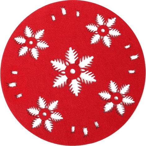 Serviette ronde en feutre, filcserv-3CZ (1/2)