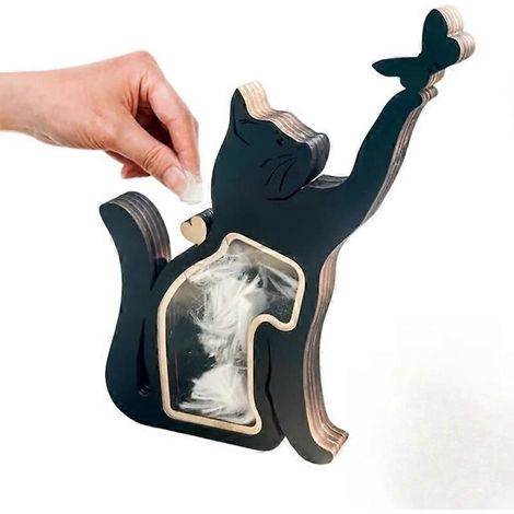 【02】Boîte de rangement à motifs animaux créatifs, boîte à souvenirs en poils d'animaux, design mignon de dessin animé, petit organisateur de bijoux (1/5)