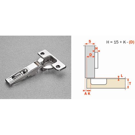 Cerniera a pressione SALICE serie 900 110° - C9B6C99
