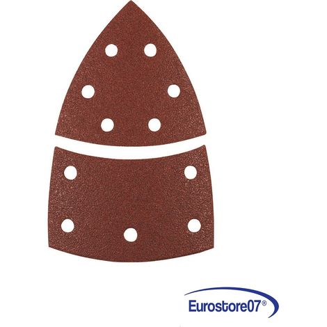 Carta abrasiva a delta Imperial 100x150mm pz.6 gr.180 con velcro forati (1/4)