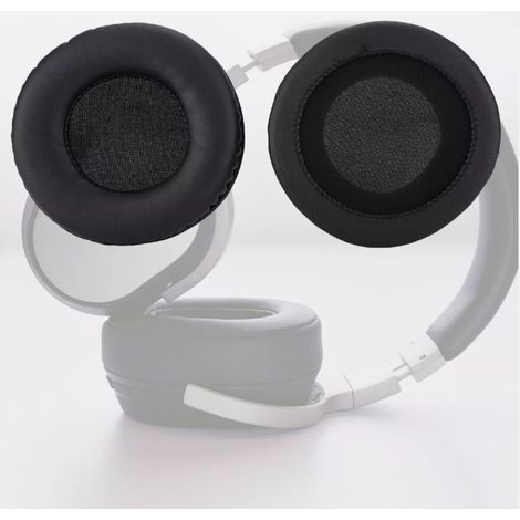 Embouts d'oreille en similicuir, mousse, casque supra-auriculaire en similicuir, coussinets en mousse, casque Bluetooth en similicuir, embouts d'oreille, mousse (1/5)