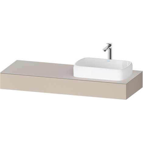 Consola Collection One de Duravit, 1400x550x170mm, con recorte a